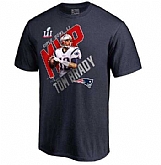 Men's New England Patriots Tom Brady Pro Line by Fanatics Branded Super Bowl LI Champions MVP T-Shirt - Navy FengYun,baseball caps,new era cap wholesale,wholesale hats